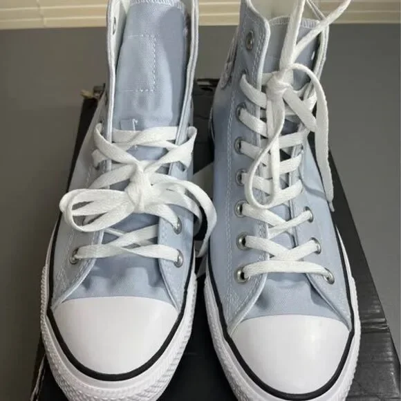 Converse Chuck Taylor All Star High Top Light Blue Cloudy Daze Mens 9.5 - Picture 2 of 5